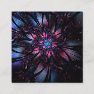 Abstract fractal flower design.   discount card