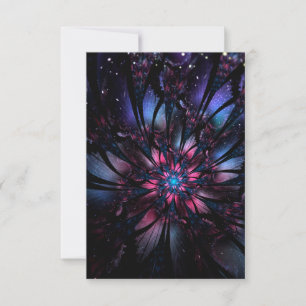Abstract fractal flower design. invitation