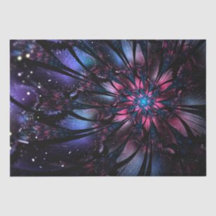 Abstract fractal flower design. tissue paper