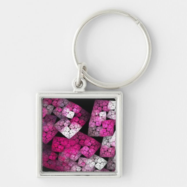 Abstract Fractal Keychain (Front)