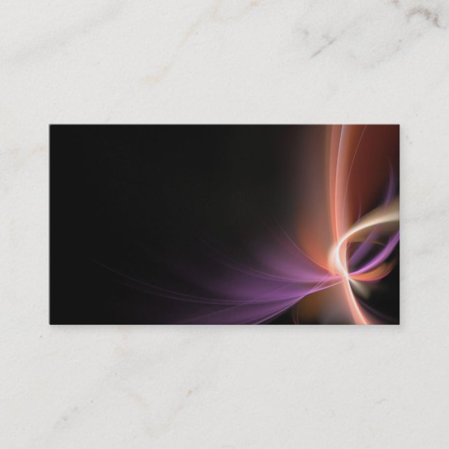 Abstract Fractal Layout, Name, Address 1, Addre... Business Card (Front)