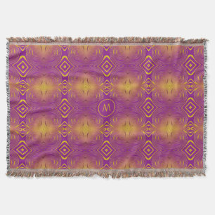 Abstract Fractal modern pattern Fleece Blank Throw Blanket