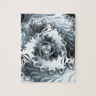 Abstract fractal patterns and shapes. Fractal Art Jigsaw Puzzle