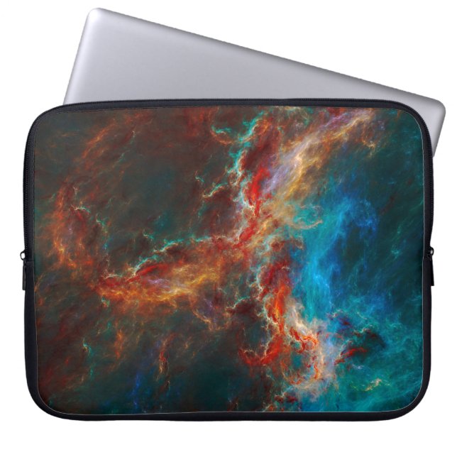 Abstract fractal patterns and shapes. Infinite uni Laptop Sleeve (Front)