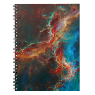Abstract fractal patterns and shapes. Infinite uni Notebook