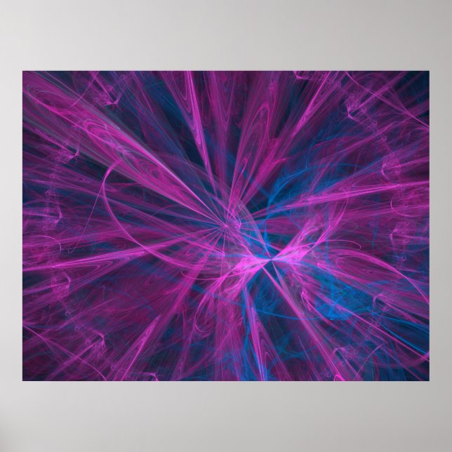 abstract fractal poster (Front)