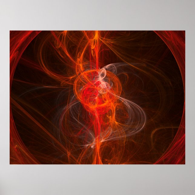 abstract fractal poster (Front)