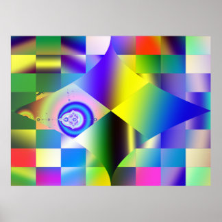Abstract Fractal Poster Print