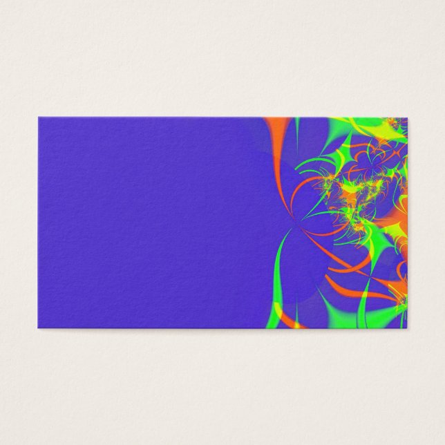 Abstract fractal profile card (Front)