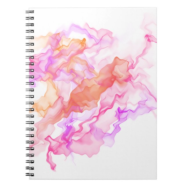 Abstract  Fractal Smoke Notebook (Front)