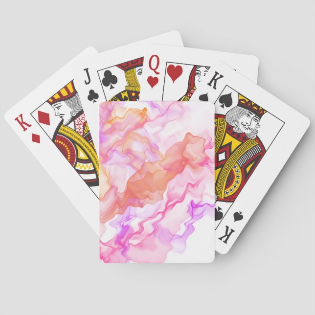 Abstract  Fractal Smoke Playing Cards (Back)