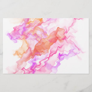 Abstract Fractal Smoke Stationery
