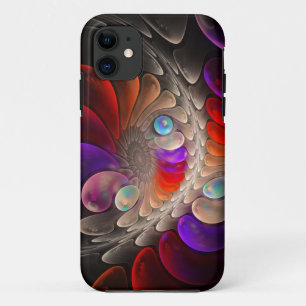 Abstract fractal Spiral Case-Mate iPhone Case