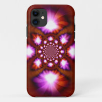 Abstract fractal spiral light