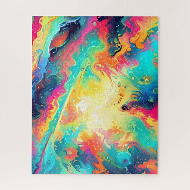 Abstract fractal texture jigsaw puzzle (Vertical)