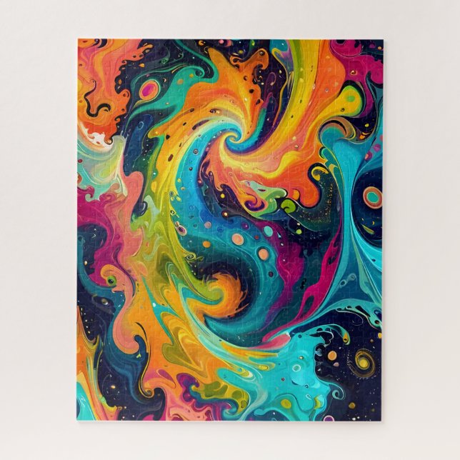Abstract fractal texture jigsaw puzzle (Vertical)