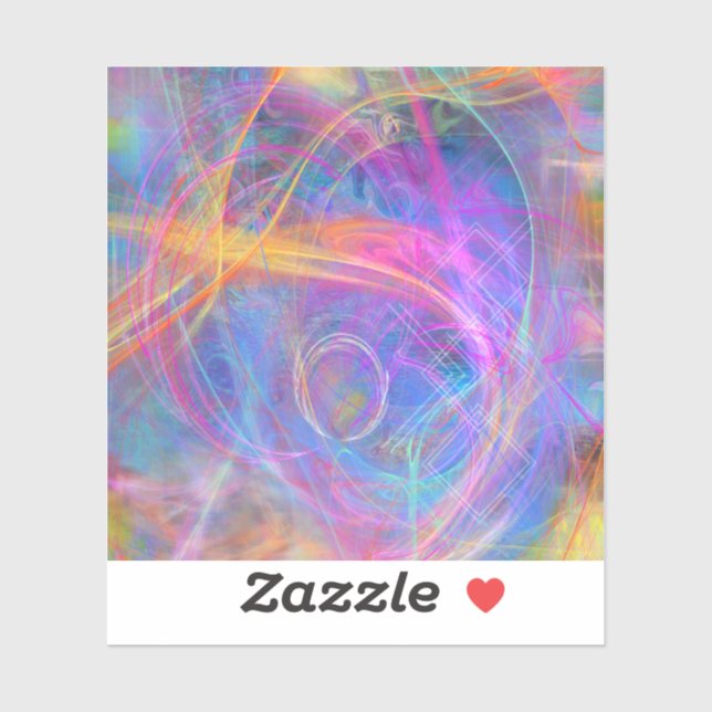 Abstract Fractal - Vinyl Sticker (Sheet)