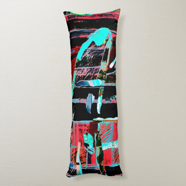 Abstract Freedom – Custom Brushed Polyester Body P Cushion (Back (Vertical))