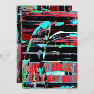 Abstract Freedom – Custom Flat Invitation (5" x 7"