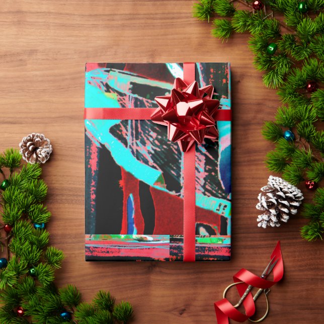 Abstract Freedom – Custom Wrapping Paper (29" x 6’ (Holiday Gift)