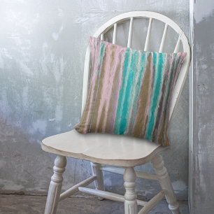 Abstract Frosted Colour Run Cushion