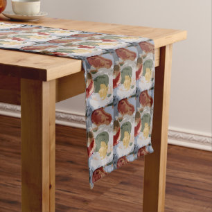 Abstract Fruit Long Table Runner