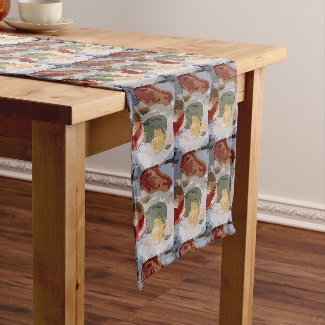 Abstract Fruit Long Table Runner (In Situ)