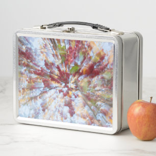 Abstract Fruit Tree Metal Lunch Box