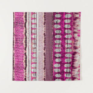 abstract fuchsia colourful ethnic border pattern tapestry