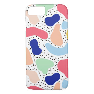 Abstract fun modern cute kids summer shapes figure Case-Mate iPhone case