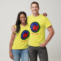 Abstract Funny Red Goldfish Personalised