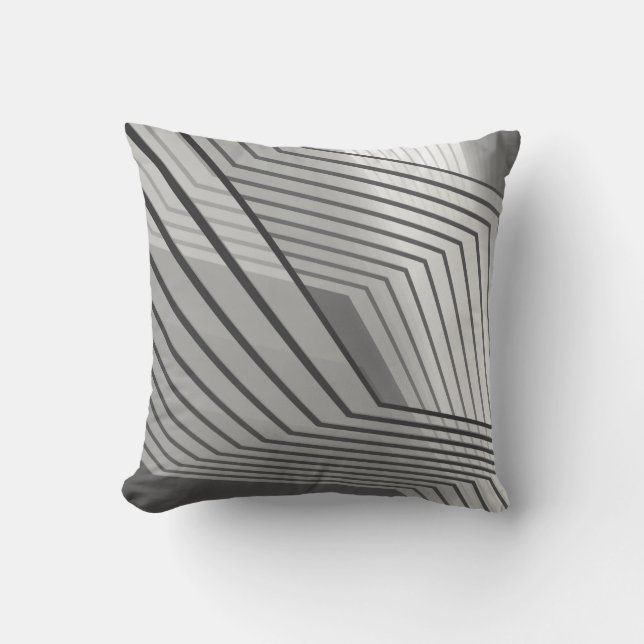 Abstract futuristic architecture background 3d ill cushion (Front)