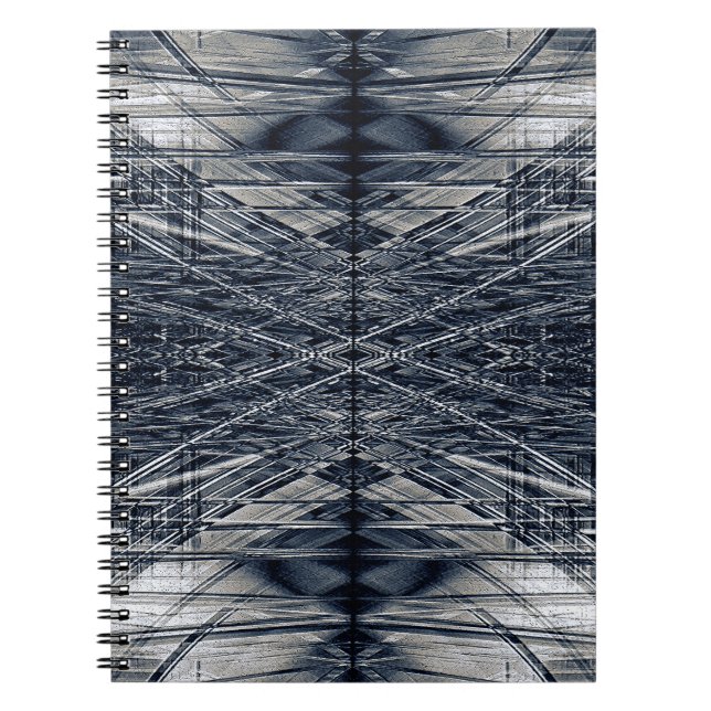 Abstract futuristic pattern notebook (Front)