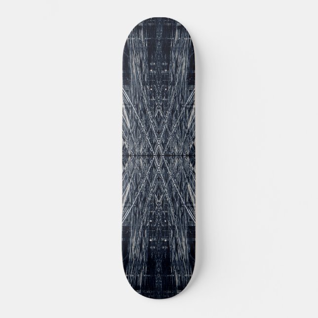 Abstract futuristic pattern skateboard (Front)