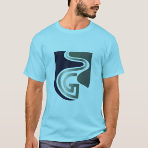 Abstract G Letter Modern Minimalist T-Shirt