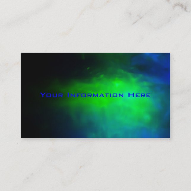 Abstract Galactic Light Business Card (Front)