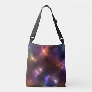 Abstract Galaxy Constellations Digital Art: II Crossbody Bag