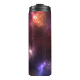 Abstract Galaxy Constellations Digital Art: II Thermal Tumbler