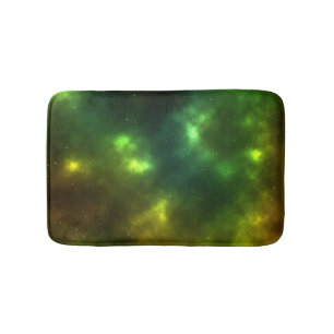 Abstract Galaxy Constellations Digital Art: IV  Bath Mat