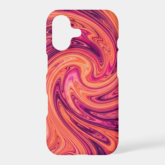 Abstract Galaxy Nebula Sunset Orange iPhone Cases (Back)