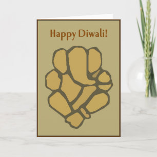 Abstract Ganesh Diwali Card