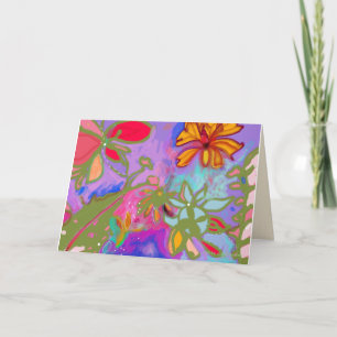 Abstract Garden Card