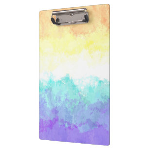 Abstract Genderfaun Pride Flag Clipboard