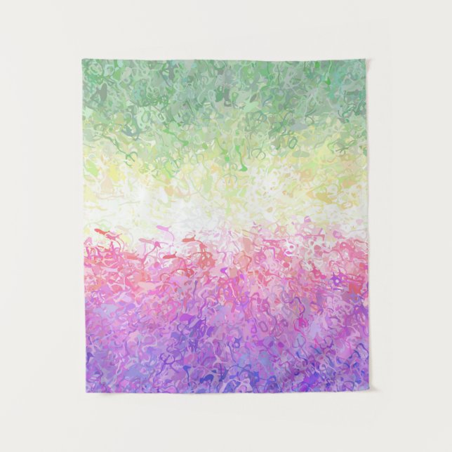 Abstract Genderfaun Pride Flag Tapestry (Front)