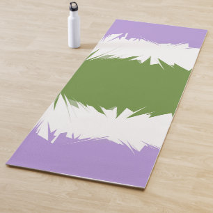 Abstract  Genderqueer Pride Flag     Yoga Mat