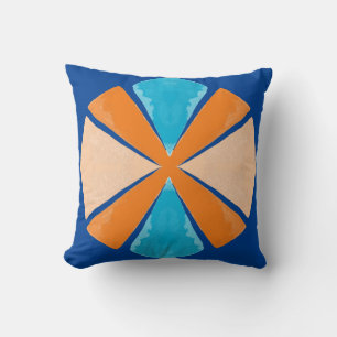 Abstract geo 60s cushion