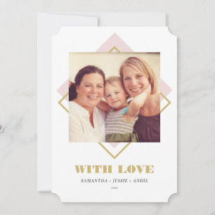 Abstract Geo Minimal Holiday Card