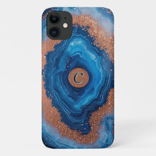 Abstract Geode Design With Rose Gold Accents Case-Mate iPhone Case