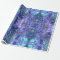 Abstract Geode Marbling in Peacock Colours