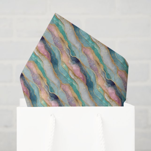 Abstract Geode Pattern Tissue Paper (Gift Bag)